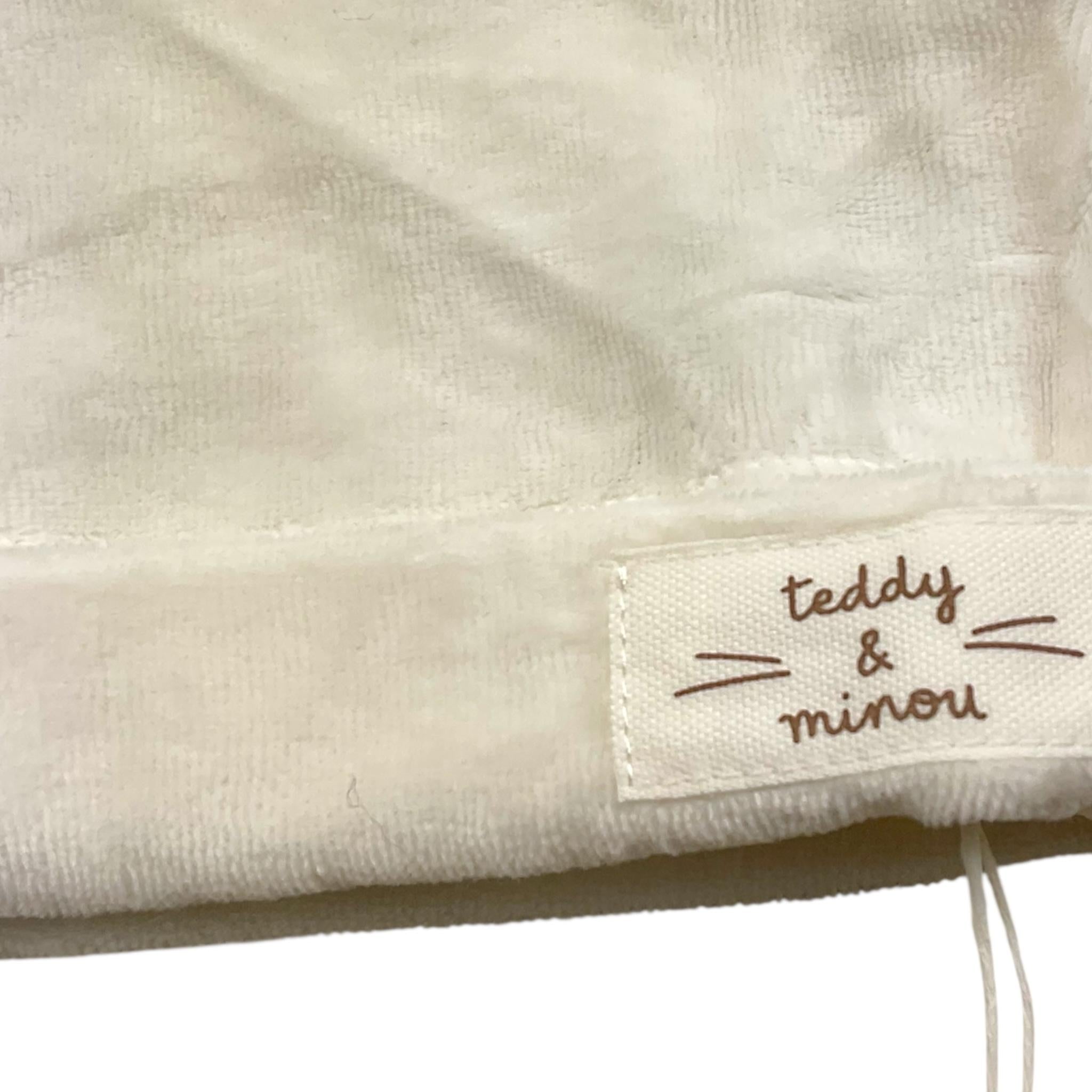 TEDDY E MINOU set cappello-babbucce tinta unita Bianco per Neonato I24AC001M0137 BIANCO TEDDY E MINOU 