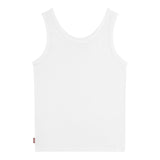 Levi'S Canotta Tinta Unita con Logo per Bambina 4EK116 BIANCO LEVI'S 