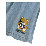 Moschino Gonna Tinta Unita In Denim per Bambina MDJ03L AZZURRO MOSCHINO 