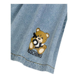 Moschino Gonna Tinta Unita In Denim per Bambina MDJ03L AZZURRO MOSCHINO 