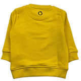 TRUSSARDI felpa chiusa girocollo tinta unita con stampa in contrasto Giallo per Bambino TIA24086FE GIALLO TRUSSARDI 