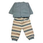 MAYORAL completo 4 pezzi 2felpa-2pantalone bicolore Bianco per Neonato 2623X BIANCO MAYORAL 