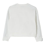 Stella Mccartney Felpa Tinta Unita con Aperture Laterali per Bambino TW4C00 BIANCO STELLA McCARTNEY 