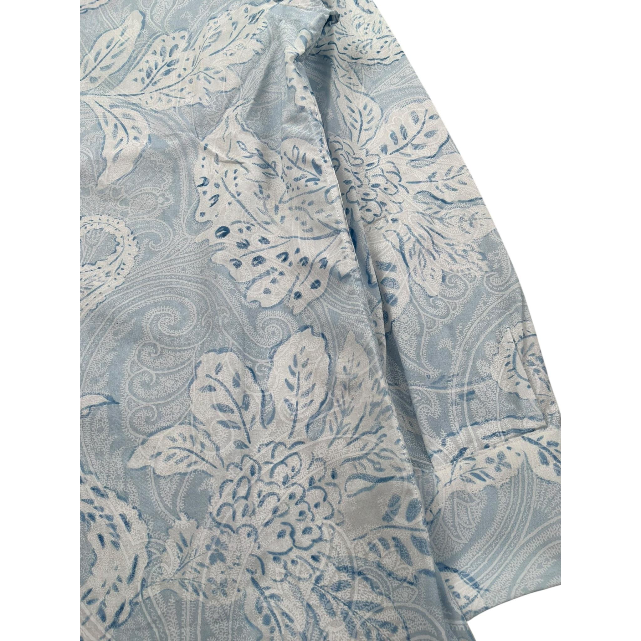 Emanuel Pris Camicia Tinta Unita Manica Lunga con Fantasia per Bambino ECM4162R AZZURRO EMANUEL PRIS 