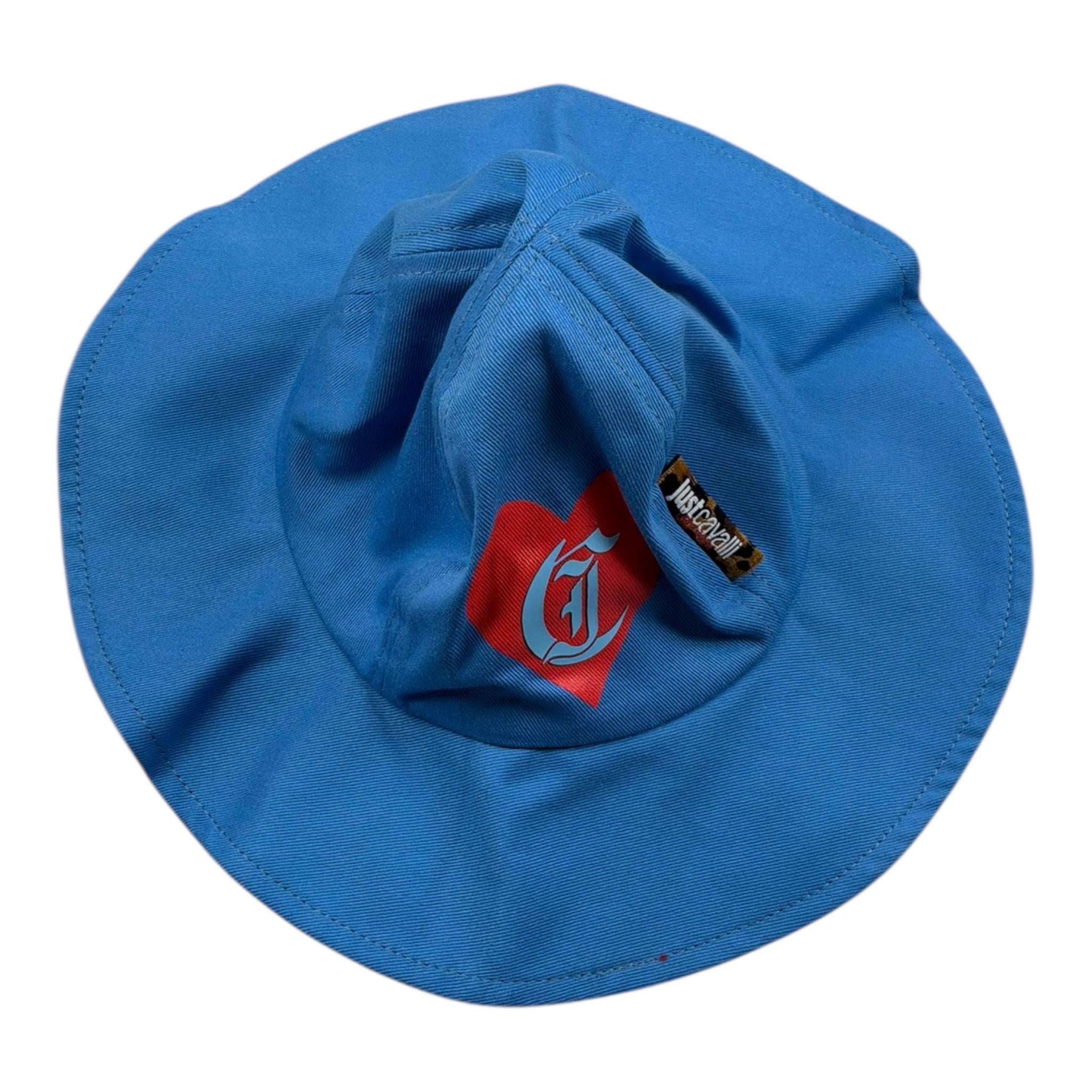 Just Cavalli Cappello Modello Pescatore Tinta Unita per Neonata JIP26075HA AZZURRO JUST CAVALLI 