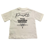 Cesare Paciotti T-Shirt Girocollo Tinta Unita con Stampa per Bambino TSP5113B BIANCO CESARE PACIOTTI 