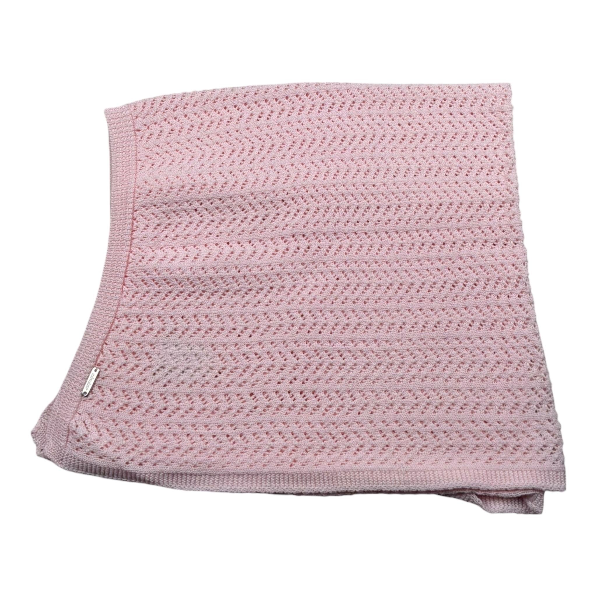 Cnd Coperta Tinta Unita con Logo per Neonata EIIEIIE ROSA CND 