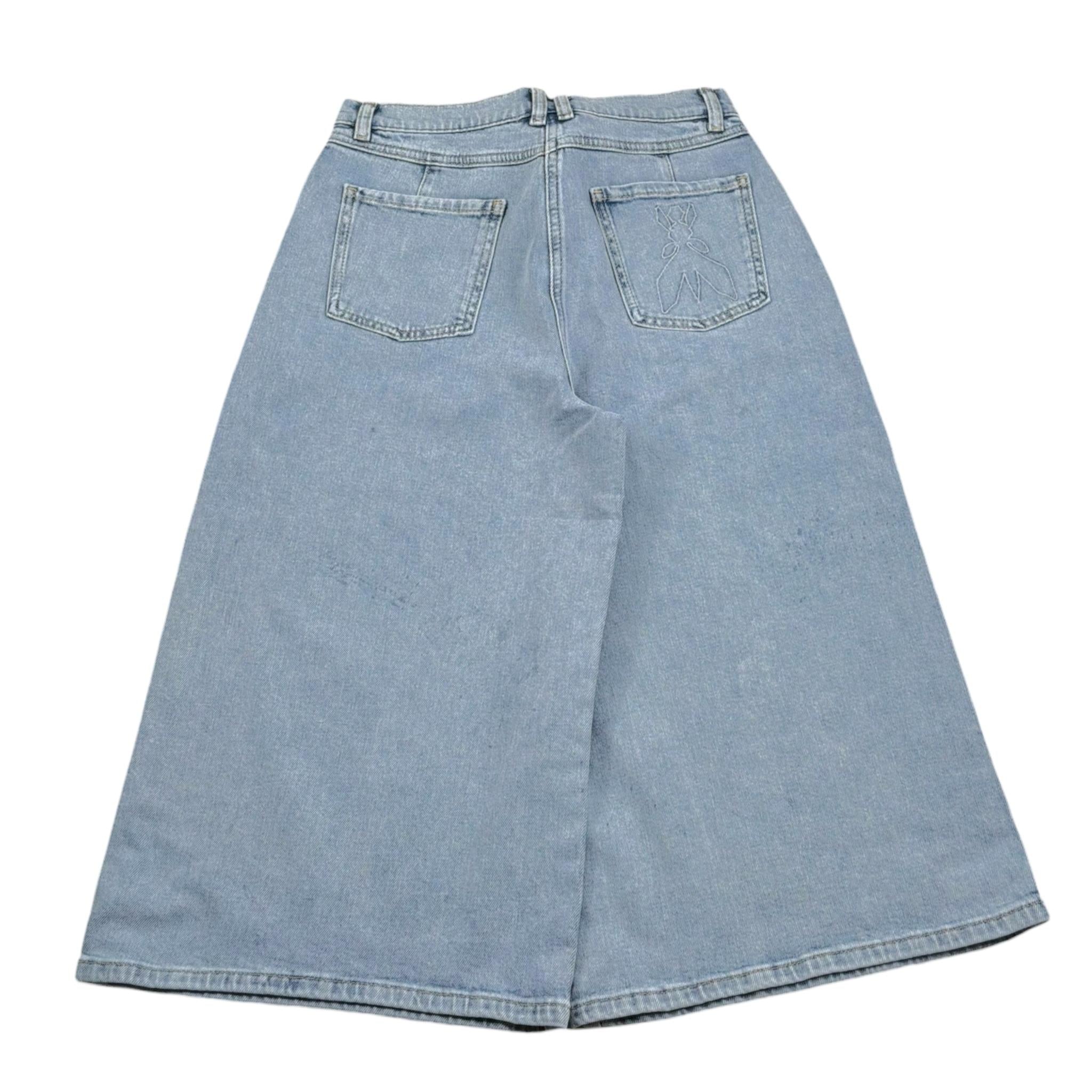 Patrizia Pepe Bermuda In Denim Tinta Unita con Tasche per Bambina 7P0380 AZZURRO PATRIZIA PEPE 