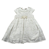 Chicchi Volanti Abito Mezza Manica Tinta Unita per Bambina CTW06 BIANCO CHICCHI VOLANTI 