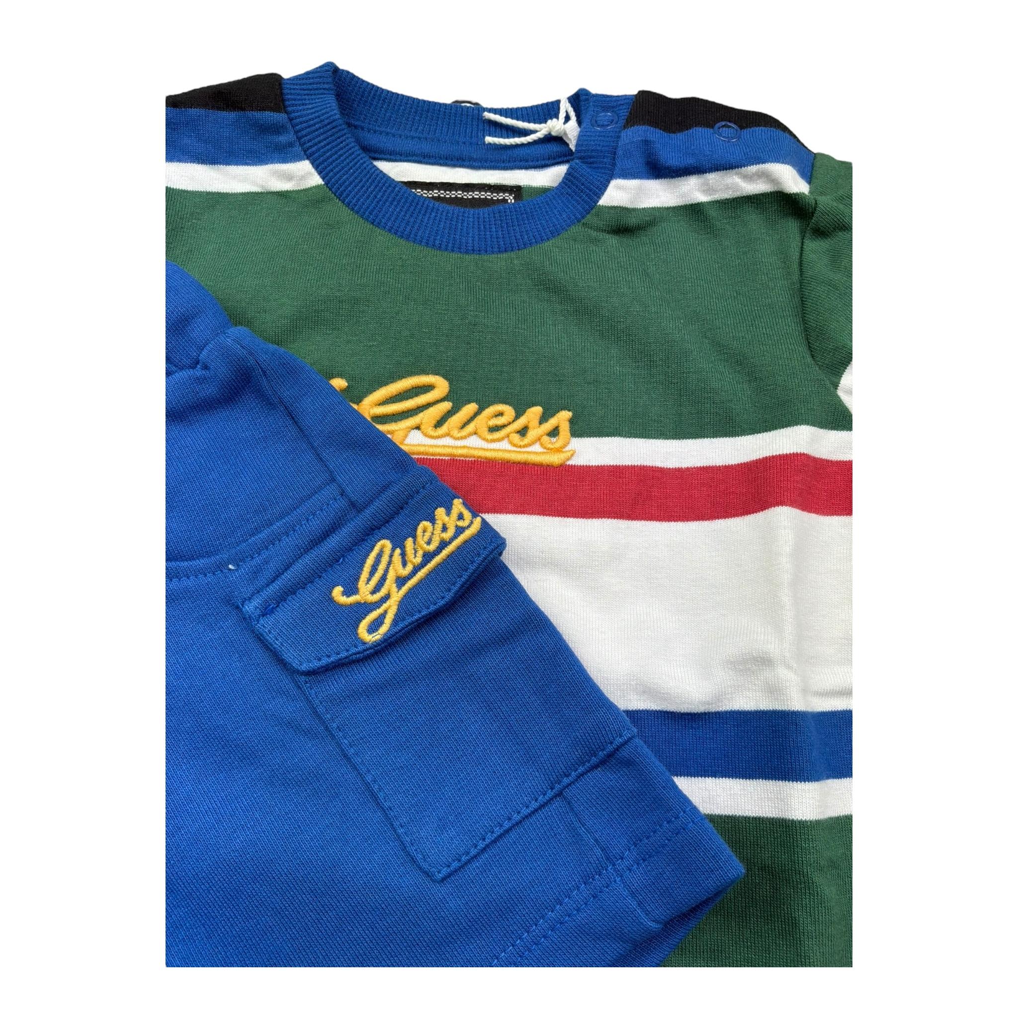 Guess Completo 2 Pezzi T-Shirt-Bermuda per Neonato I5RG07KC334 MULTICOLOR GUESS 