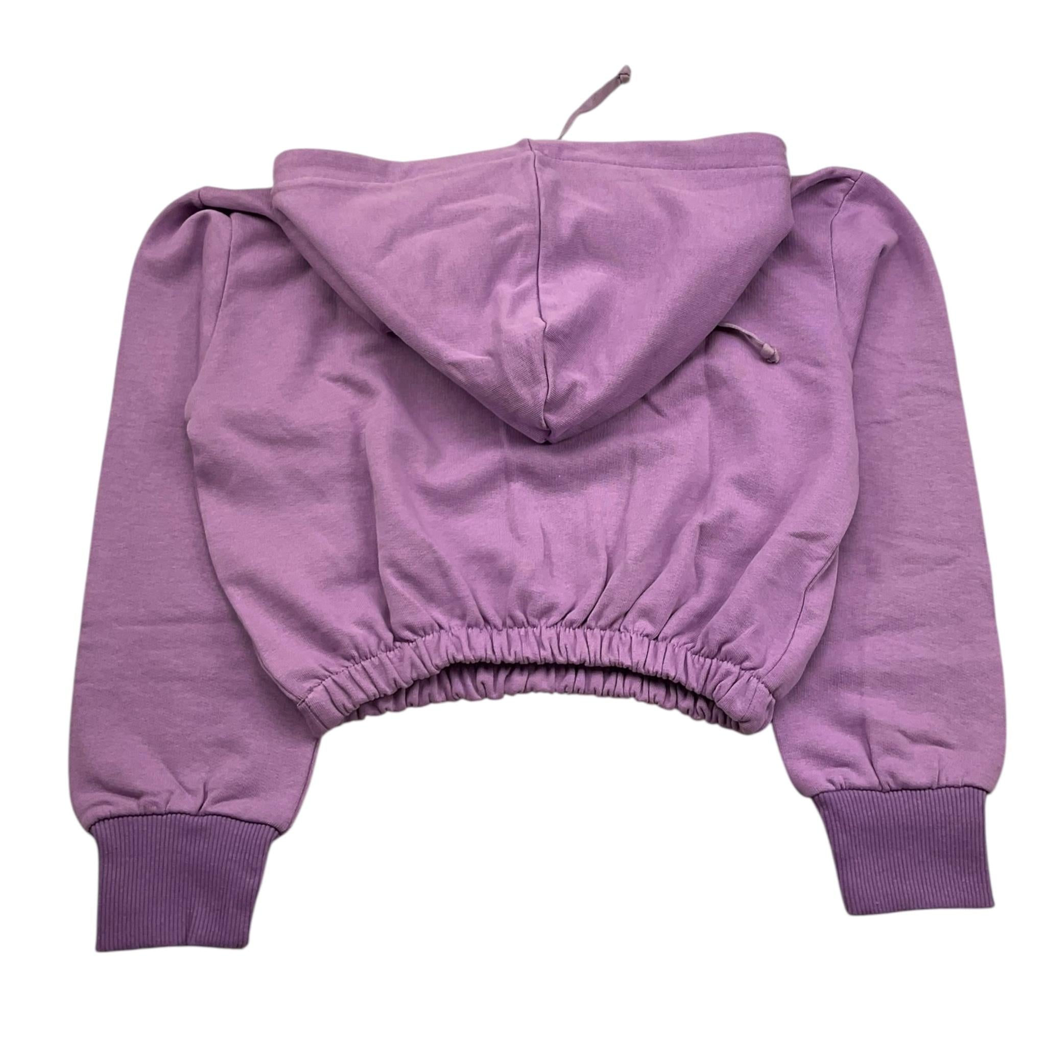 Fun & Fun Felpa Chiusa con Cappuccio Tinta Unita per Bambina FNJST15995 LILLA FUN & FUN 