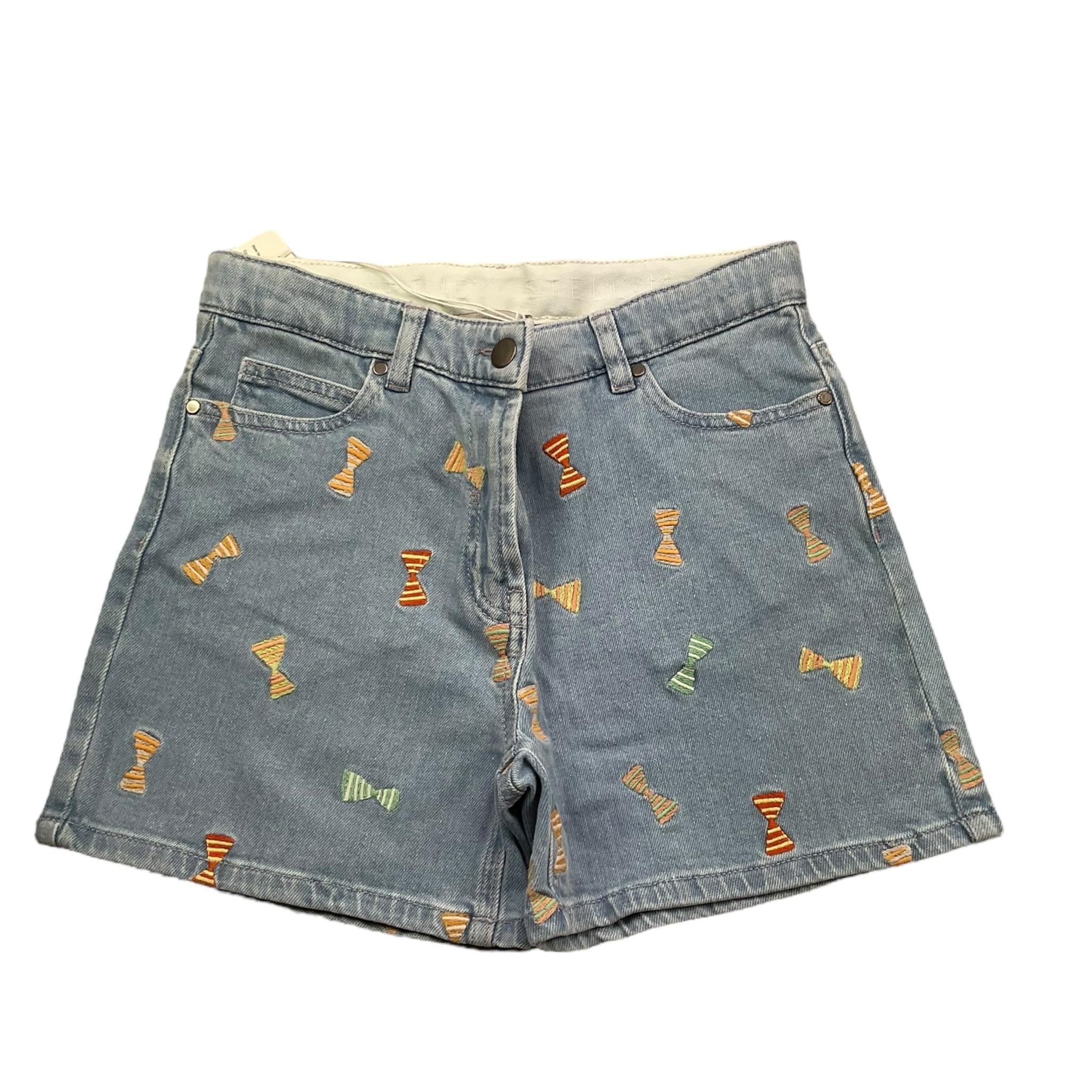 Stella Mccartney Short In Denim Tinta Unita con Applicazioni per Bambina TU6D29Z1584 AZZURRO STELLA McCARTNEY 