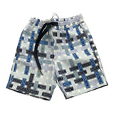 Cesare Paciotti Bermuda Multicolor Con Elastico In Vita Azzurro Per Neonato