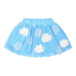 STELLA McCARTNEY gonna tinta unita con tulle Azzurro per Bambina TV7021 AZZURRO STELLA McCARTNEY 