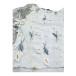 Monnalisa Camicia Velata Tinta Unita con Canotta per Bambina 711611 BIANCO MONNALISA 