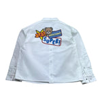 Moschino Camicia Tinta Unita con Taschino  per Bambina HUC01U BIANCO MOSCHINO 