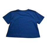 t.shirt girocollo tinta unita con stampa TGP26004TSJJ BLU TRUSSARDI 