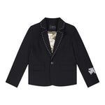John Richmond Giacca Tinta Unita con Borchie per Bambino RBP25148GC NERO JOHN RICHMOND 