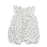 Mayoral Pagliaccetto Tinta Unita con Fantasia Fiori per Neonata JEJJ BIANCO MAYORAL 