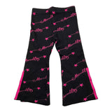 MARC ELLIS pantalone modello a zampa tinta unita logato Nero per Neonata JMNPT00182 NERO MARC ELLIS 