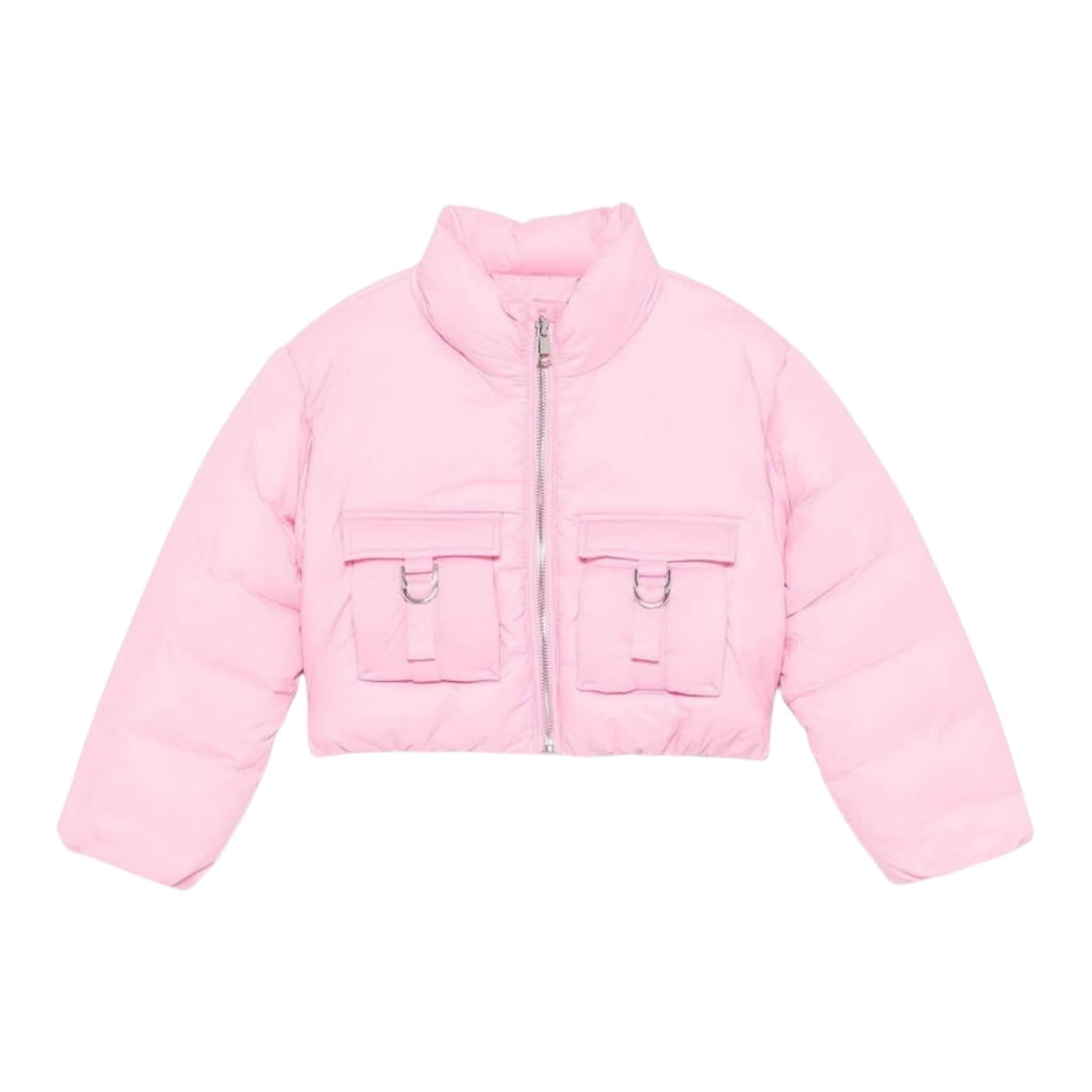 MISS BLUMARINE giubbino modello crop tinta unita Rosa per Bambina IF4045 ROSA MISS BLUMARINE 