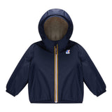 K-WAY giubbino tinta unita con cappuccio Blu per Neonato K61157WWX BLU K-WAY 