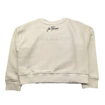 JOHN RICHMOND felpa chiusa girocollo tinta unita con logo Bianco per Bambina RGA24054FE BIANCO JOHN RICHMOND 