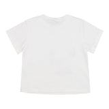Twinset T-Shirt Girocollo Tinta Unita Con Stampa Bianco Per Neonata