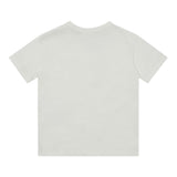 Emporio Armani T-Shirt Girocollo Tinta Unita con Ricami Fiori per Bambina EG000224 BIANCO EMPORIO ARMANI 