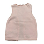 Wedoble Gilet Tinta Unita con Trafori per Neonata V2502309A ROSA WEDOBLE 