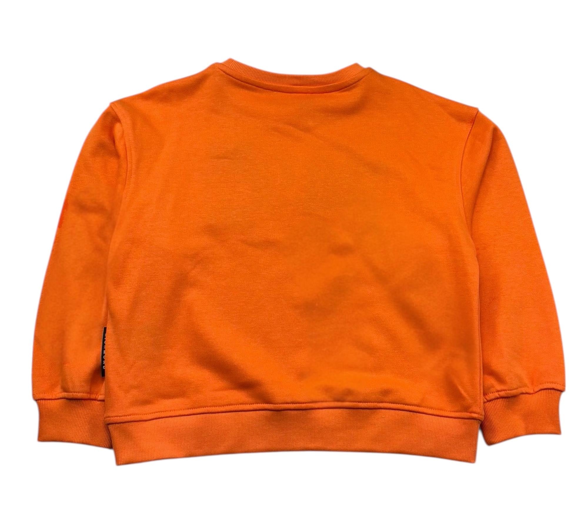 John Richmond Felpa Chiusa Girocollo Tinta Unita con Logo per Bambino RBP26053FE ARANCIONE JOHN RICHMOND 