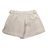 Manila Grace Short Tinta Unira con Cinturino per Bambina MG2615X BEIGE MANILA GRACE 