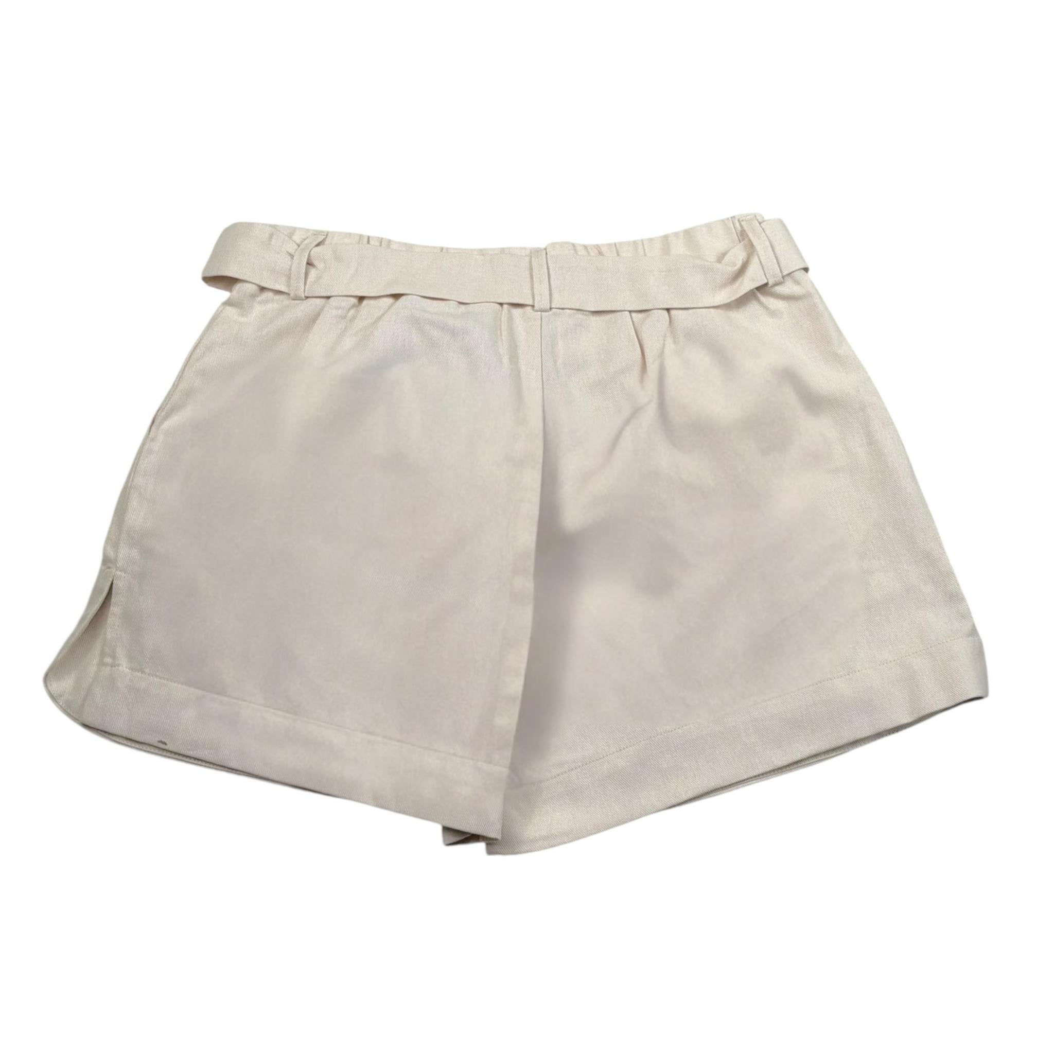 Manila Grace Short Tinta Unira con Cinturino per Bambina MG2615X BEIGE MANILA GRACE 
