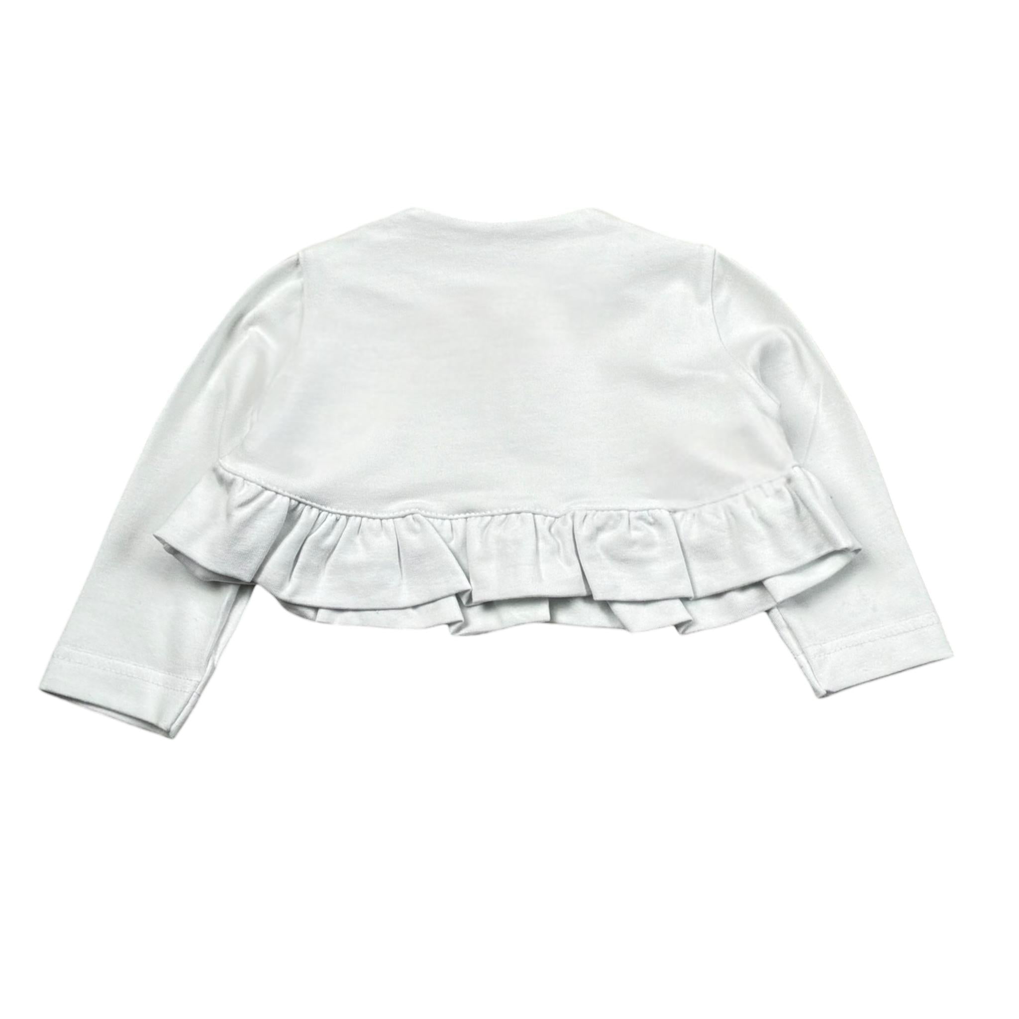 Babyvip Coprispalle Tinta Unita con Bottoni per Bambina T7852J BIANCO BABYVIP 