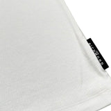 John Richmond Abito Giromanica Tinta Unita con Logo per Bambina RGP26003VE BIANCO JOHN RICHMOND 