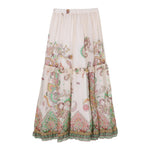 Etro Gonna Tinta Unita con Fantasia per Bambina GW7A64 PANNA ETRO 