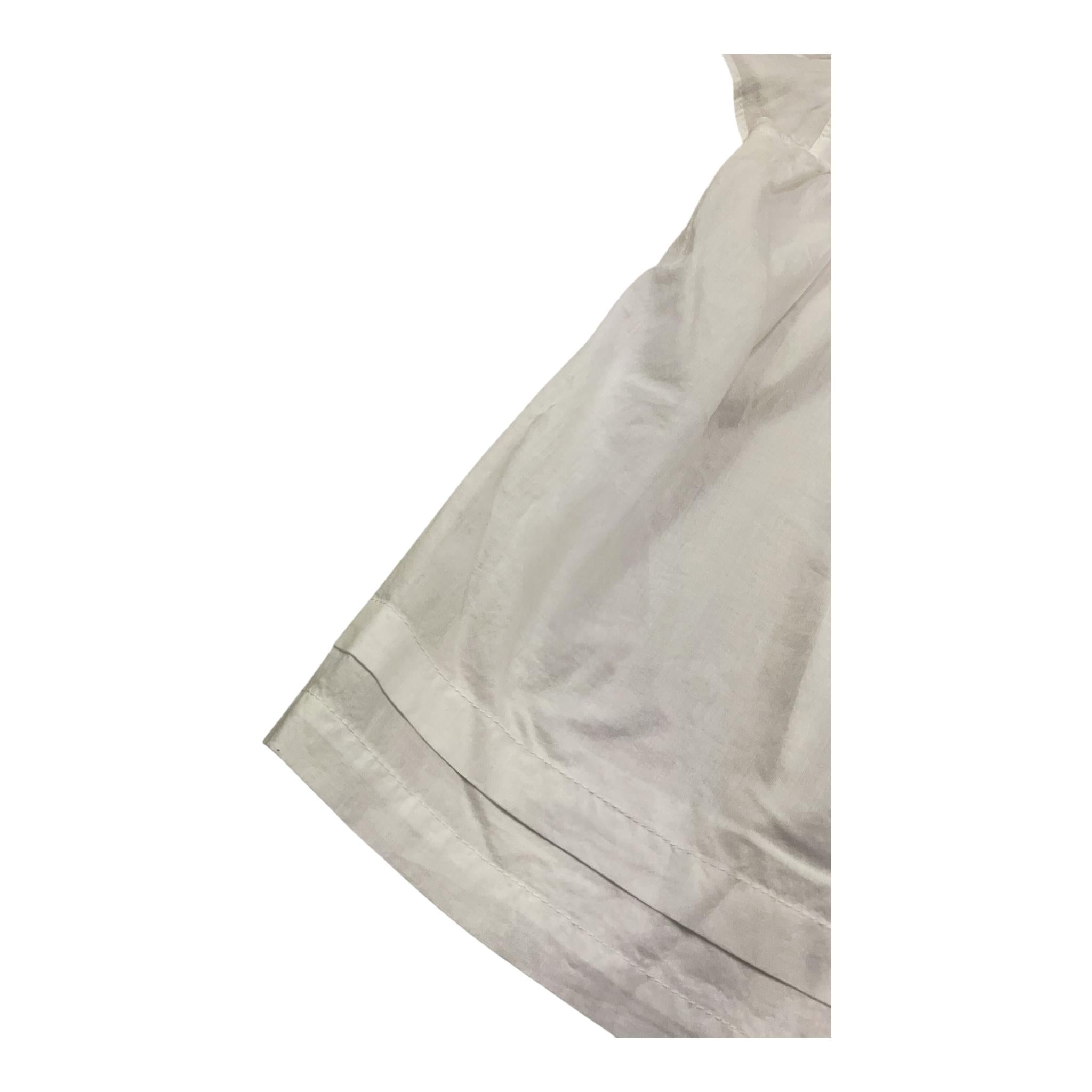 Zhoe & Tobiah Camicia Mezza Manica Tinta Unita per Bambina RTT11B BIANCO ZHOE & TOBIAH 