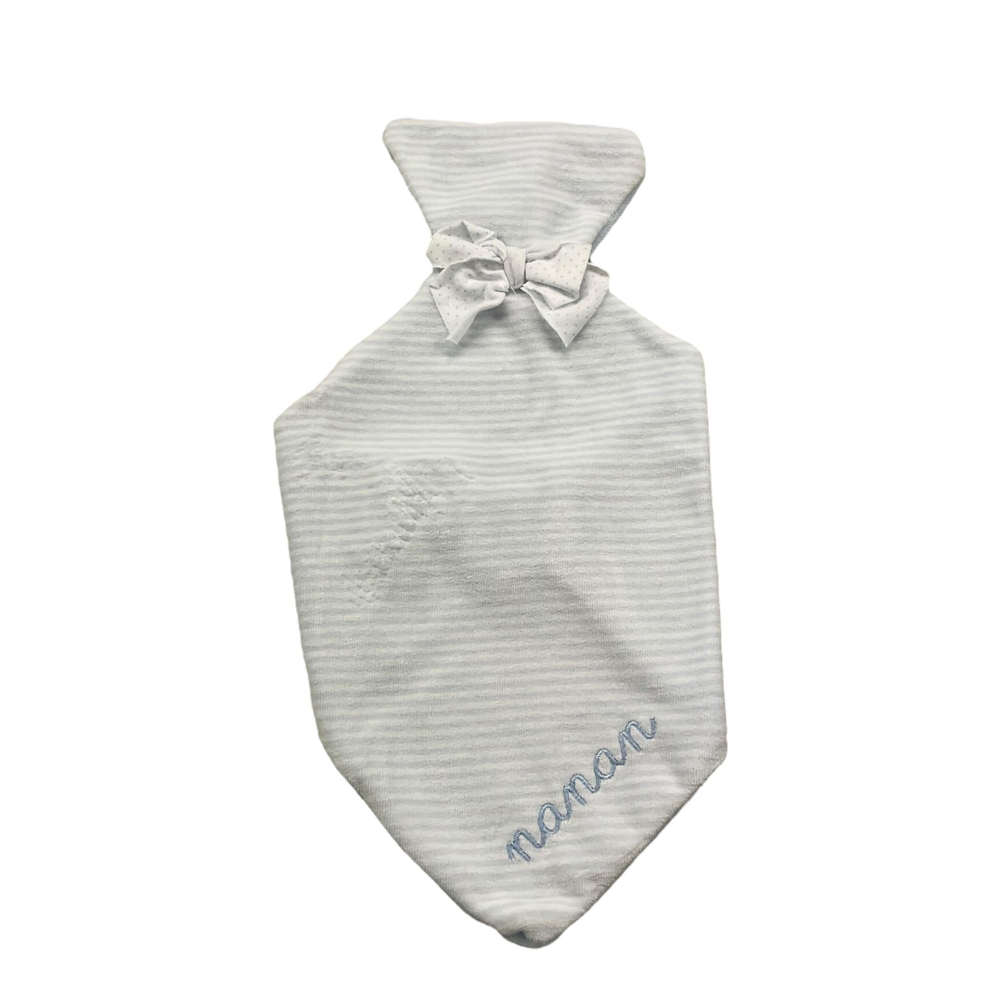NANAN fazzoletto tinta unita in ciniglia Azzurro per Neonato CON003A AZZURRO NANAN 