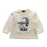 NEVER TOO shirt girocollo tinta unita con stampa Bianco per Neonato NT2219NX BIANCO NEVER TOO 