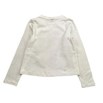 NAICE shirt girocollo tinta unita con stampa Bianco per Bambina 24213 BIANCO NAICE 