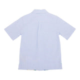 Scotch & Soda Camicia Mezza Manica Tinta Unita Con Fantasia A Righe Bianco Per Bambino