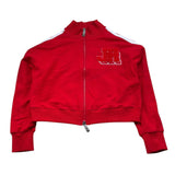 John Richmond Felpa Tinta Unita con Zip per Bambina RGP26093FE ROSSO JOHN RICHMOND 