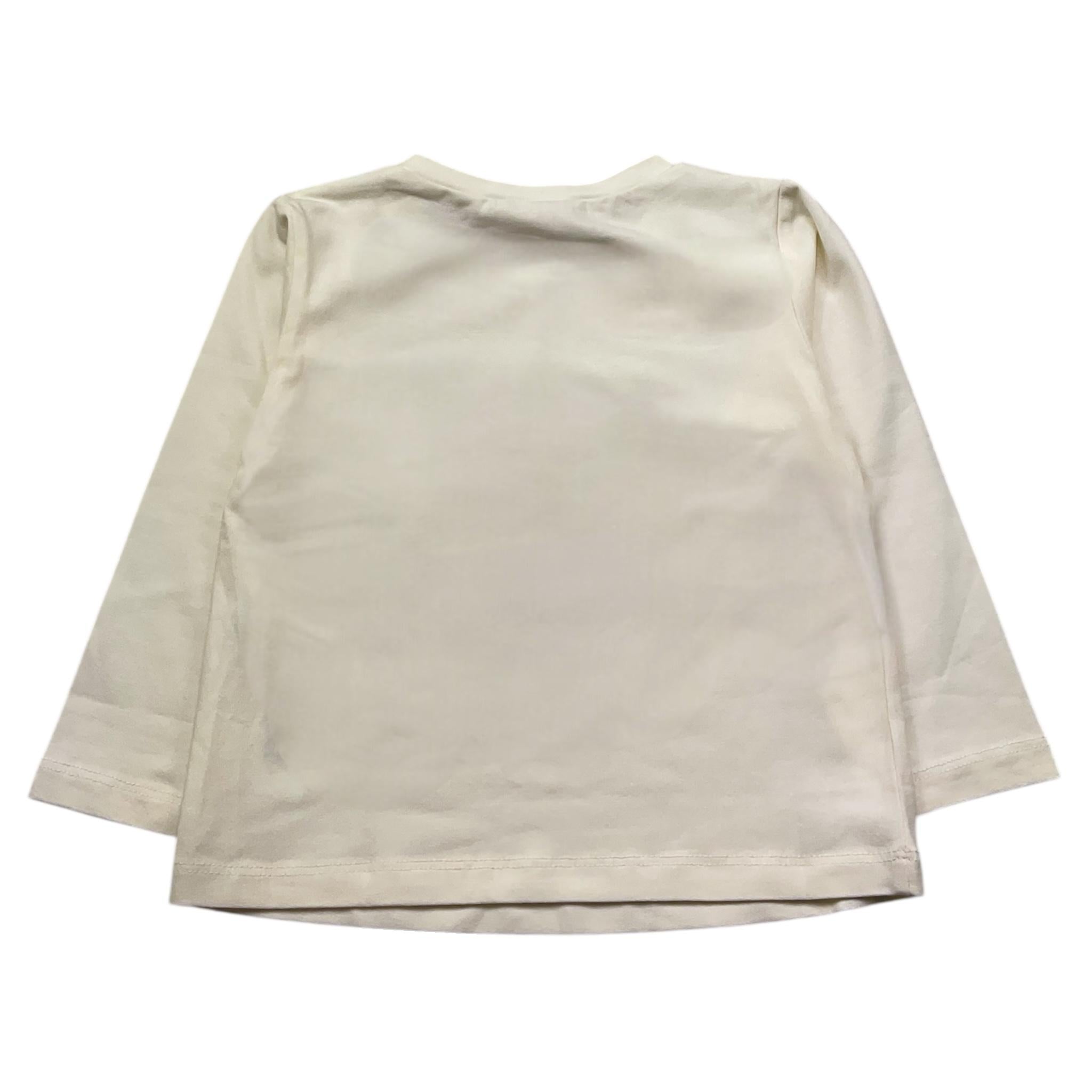 Liu Jo Shirt Tinta Unita Girocollo con Brillantini per Neonata KF4029X PANNA LIU JO 