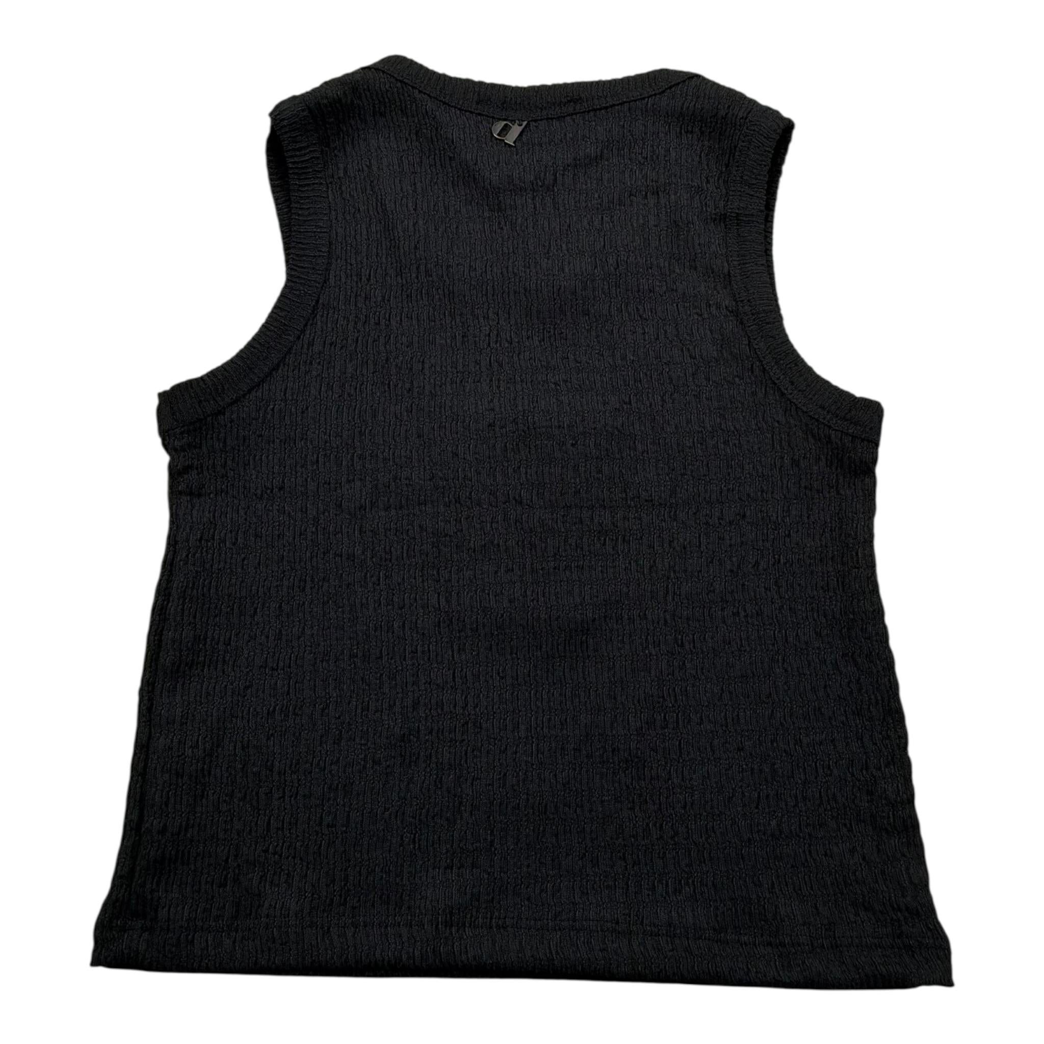 Dixie Canotta Girocollo Tinta Unita per Bambina MO07032G74X NERO DIXIE 