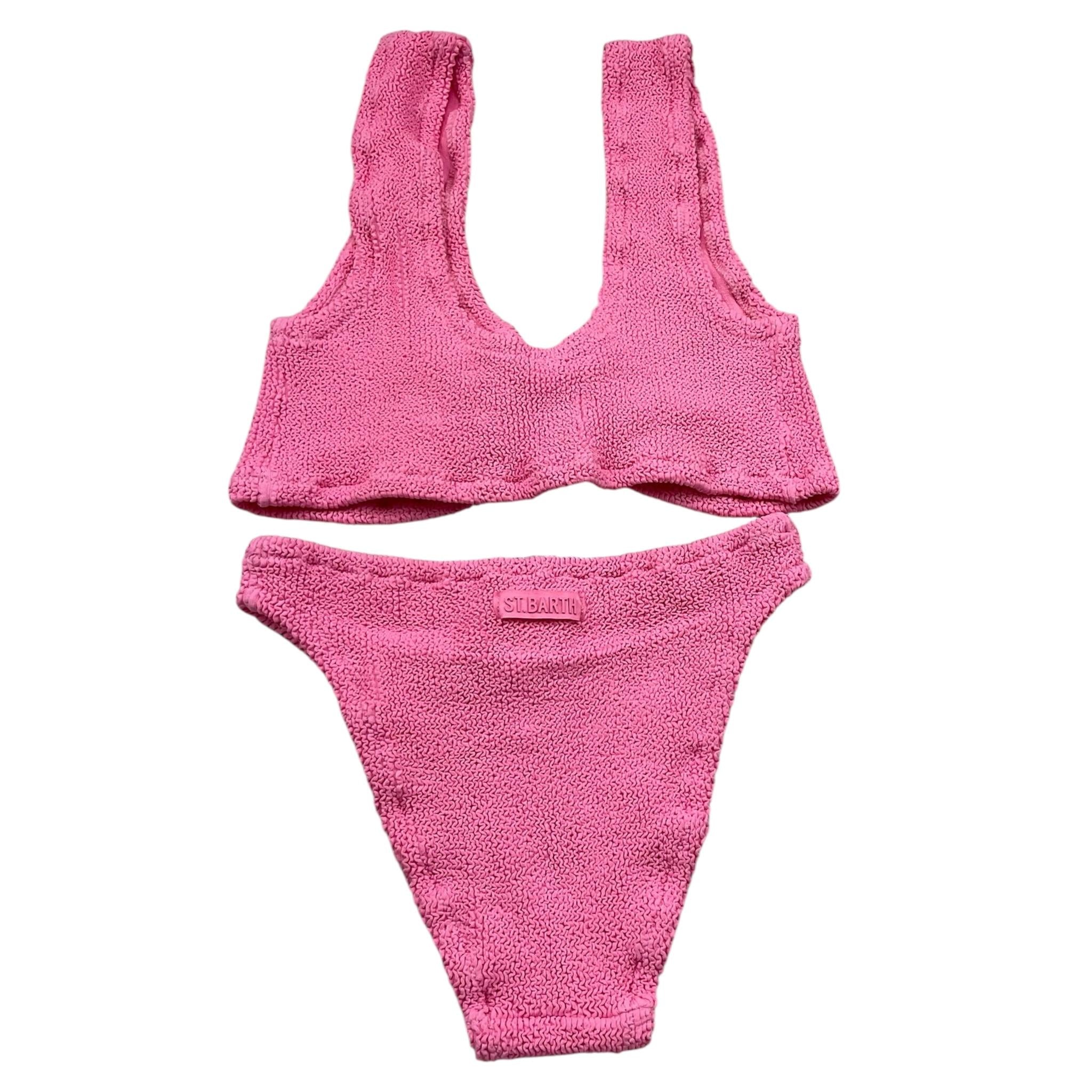 Saint Barth Costume 2 Pezzi Tinta Unita per Bambina KOURTNEY ROSA SAINT BARTH 