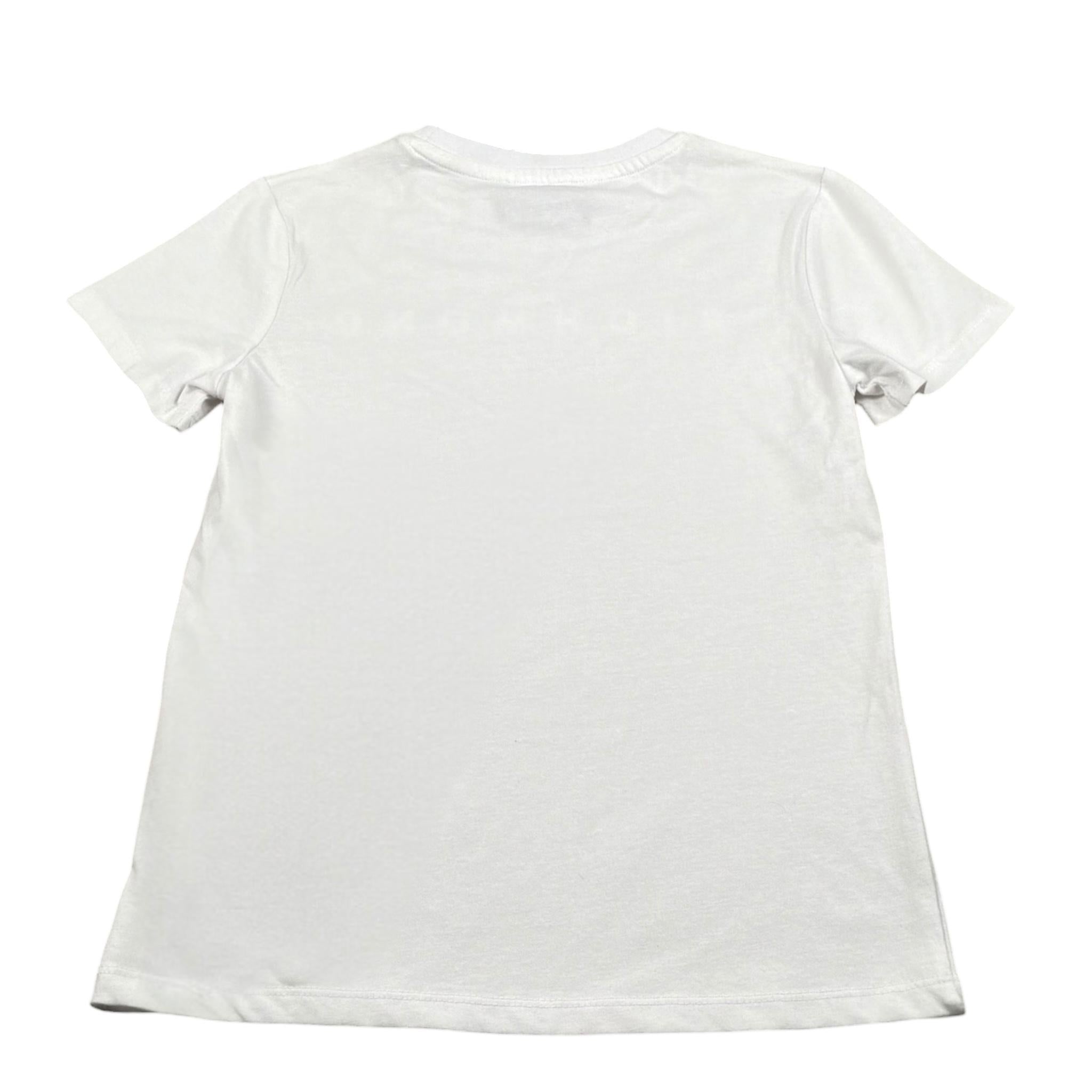 John Richmond T-Shirt Girocollo Tinta Unita con Logo per Bambina RGP26017TS BIANCO JOHN RICHMOND 