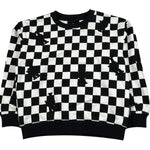 John Richmond Felpa Chiusa Girocollo Bicolore per Bambino RBP26103FE BIANCO/NERO JOHN RICHMOND 