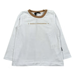 Daniele Alessandrini Shirt Girocollo Tinta Unita con Logo per Neonato 1291M00030 BIANCO DANIELE ALESSANDRINI 