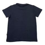 Daniele Alessandrini T-Shirt Tinta Unita con Stampa Blu per Bambino