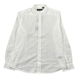 Antony Morato Camicia Manica Lunga Tinta Unita Collo Coreano per Bambino MKKSL00299 BIANCO ANTONY MORATO 